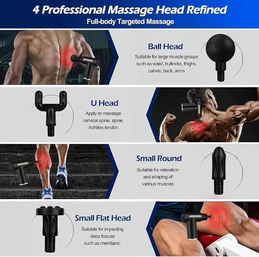 Portable Deep Tissue Percussion Massager with 6 Speeds (Original)