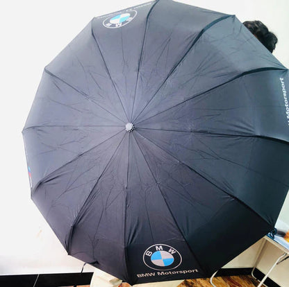 BMW Foldable Umbrella – Premium Windproof Design