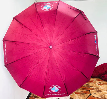 BMW Foldable Umbrella – Premium Windproof Design